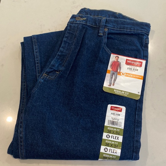 Wrangler | Jeans | Wrangler Five Star Flex Regular Fit Jeans | Poshmark